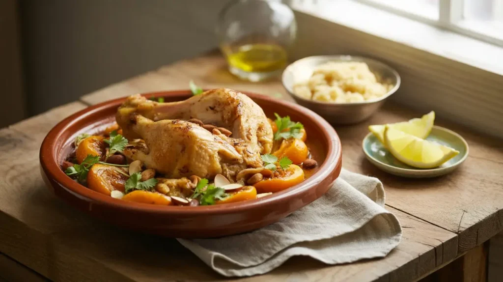 Tajine de poulet orientale aux épices : voyage culinaire vers le Maghreb 3 Tajine de poulet orientale aux épices