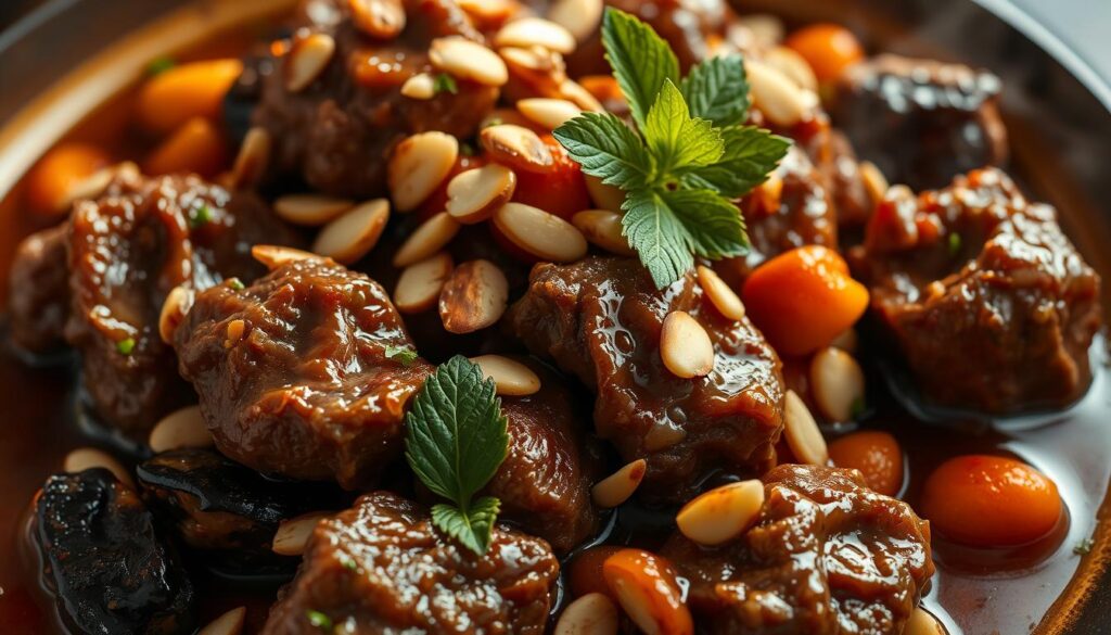 Variation de tajine d'agneau aux fruits secs et miel Variation de tajine d'agneau aux fruits secs et miel