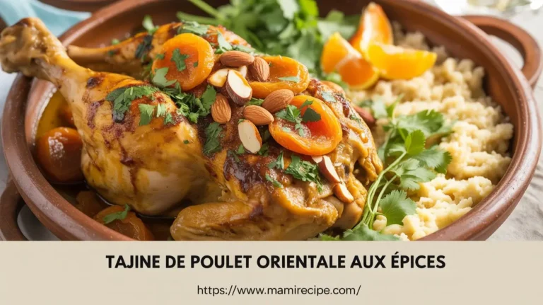 Tajine de poulet orientale aux epicess