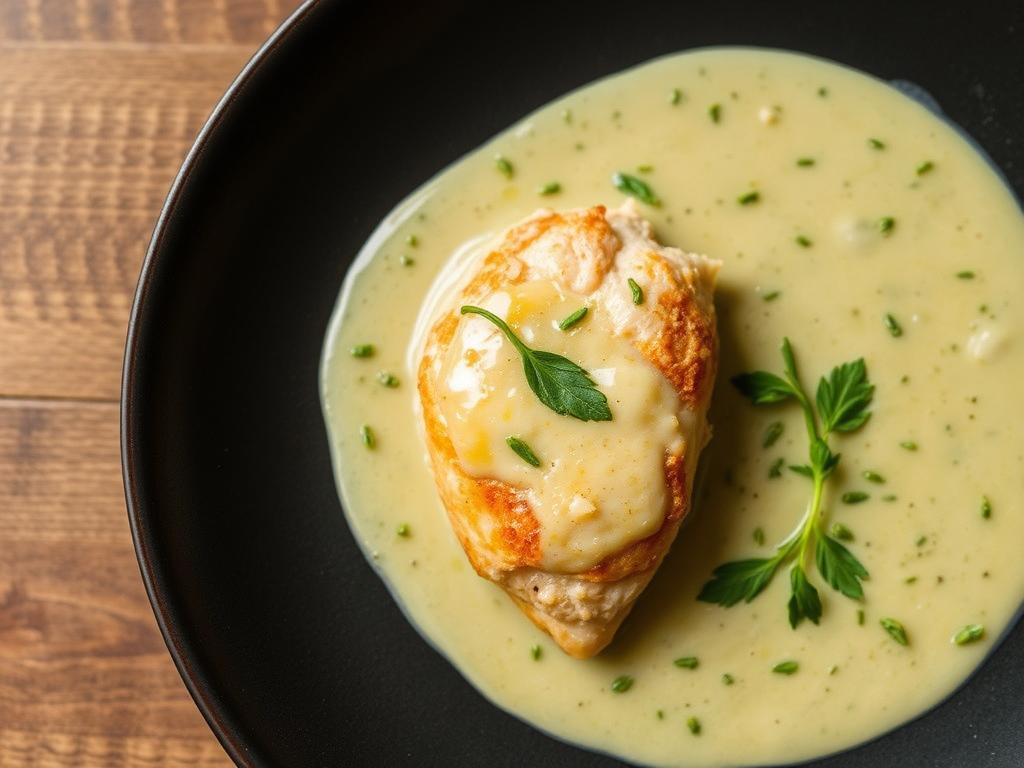 Blanc de poulet rapide à la moutarde et à l'estragon Blanc de poulet rapide à la moutarde et à l'estragon