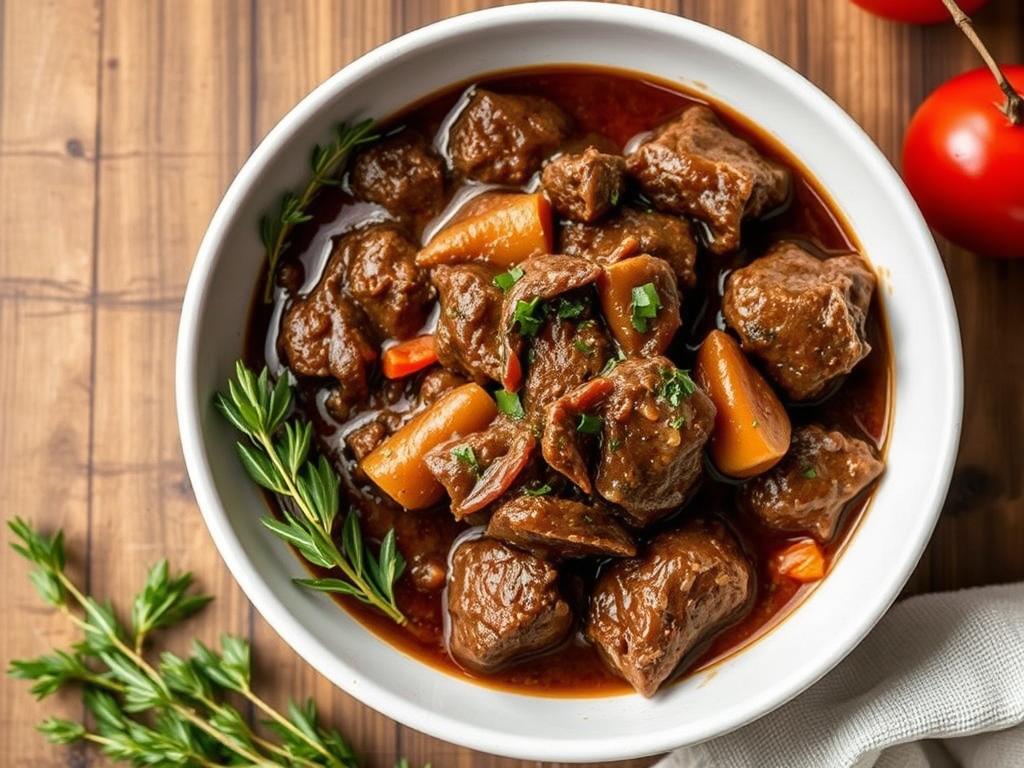 Daube avignonnaise avec anchois Daube avignonnaise avec anchois